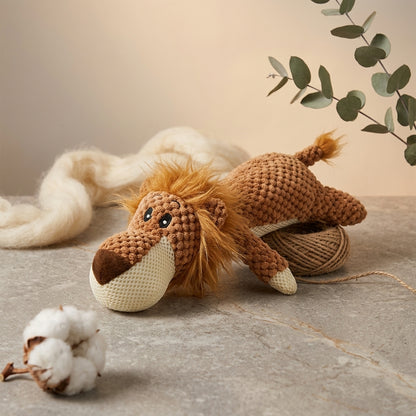 The Vela Plush-Pal: Sound-Interactive Bite Resistant Toy