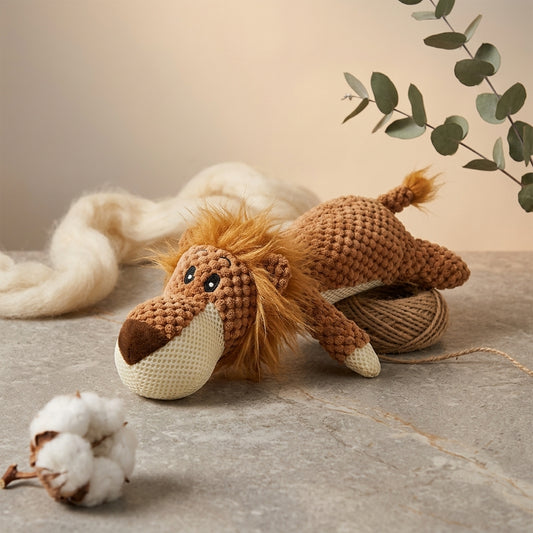 The Vela Plush-Pal: Sound-Interactive Bite Resistant Toy