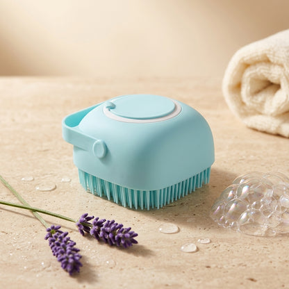 The Vela Scrub-Soothe: 2-in-1 Silicone Massaging Bath Brush