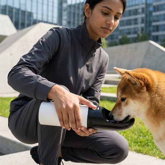 The Vela Rover: Modular 2-in-1 Pet Travel Bottle