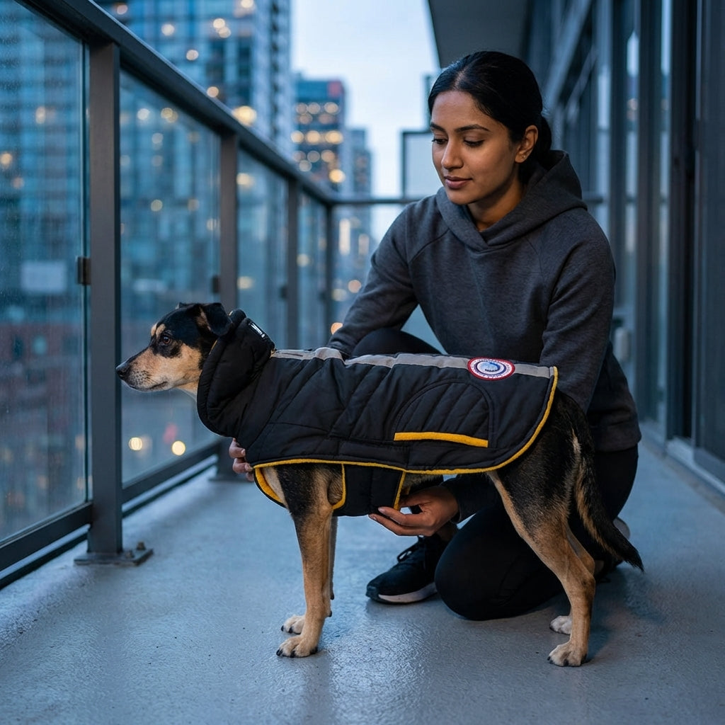 The Vela Jackson: Cold-Alert Technical Dog Jacket.