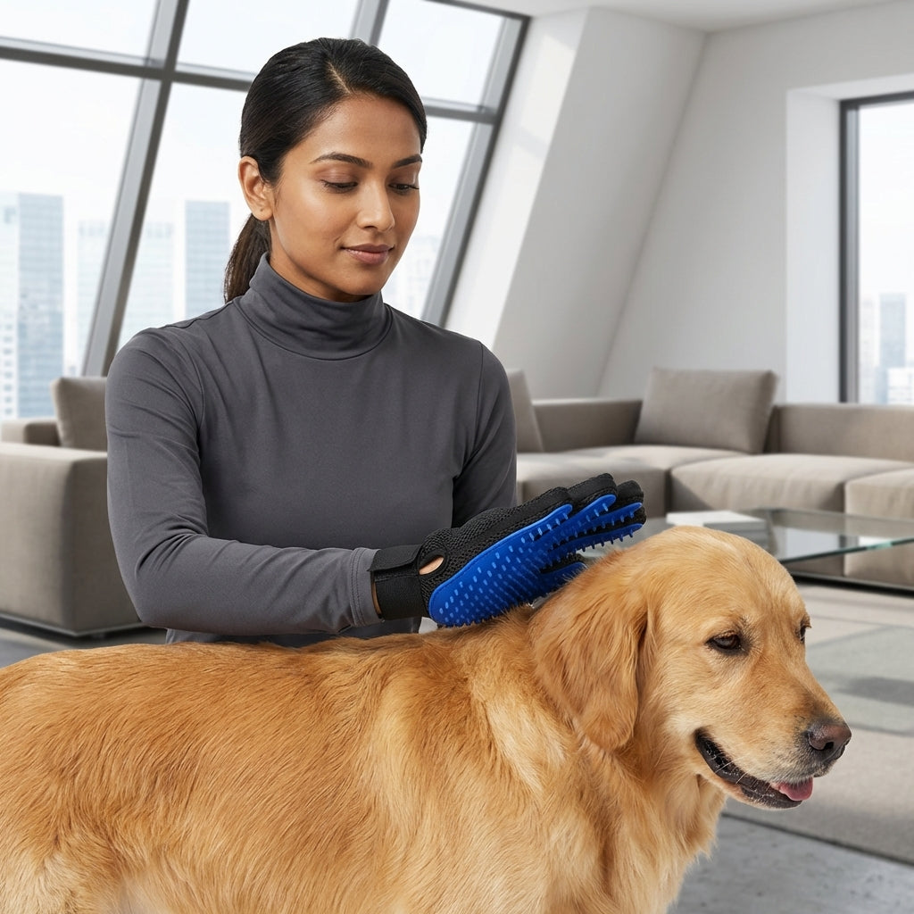 Vela Gentle Touch Grooming & Deshedding Glove