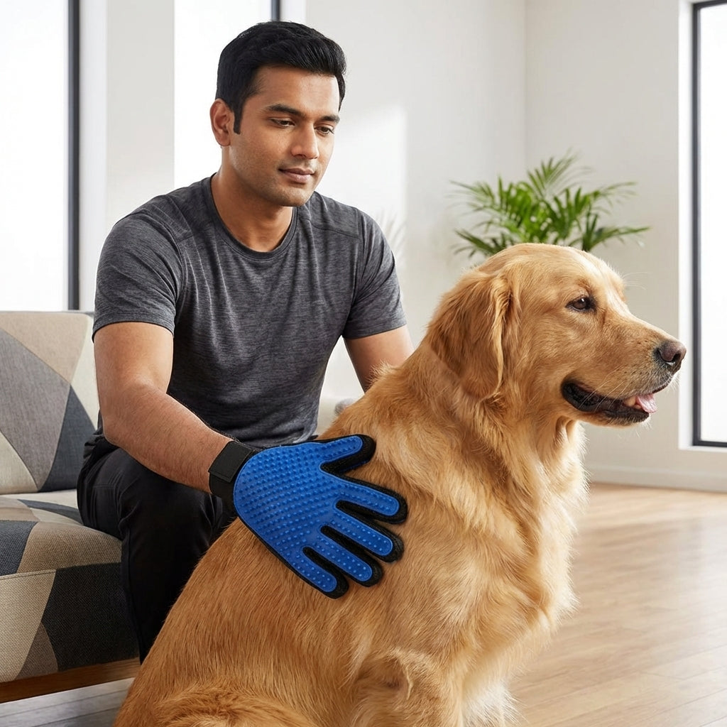 Vela Gentle Touch Grooming & Deshedding Glove