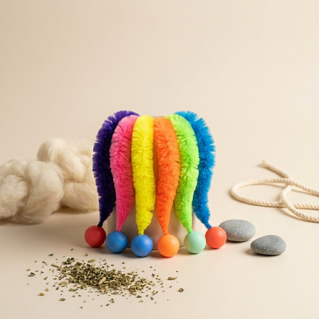 The Vela Spring-Worm: Interactive Bouncing Cat Toy