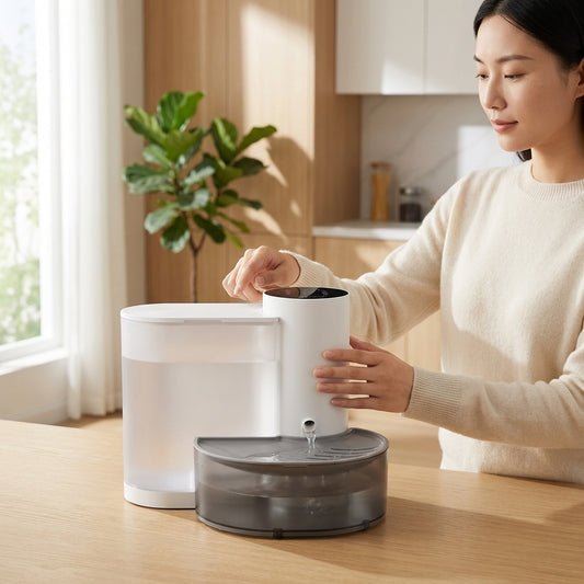 The Vela Flow-Fresh: Smart Automatic Water Fountain