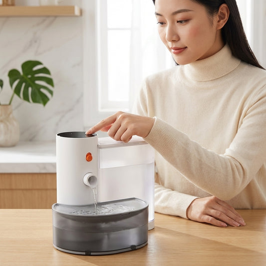 The Vela Flow-Fresh: Smart Automatic Water Fountain