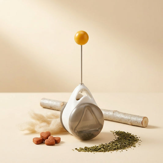 The Vela Balance-Bolt: 2-in-1 Tumbler & Turntable Cat Toy