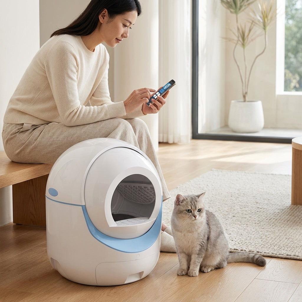 The Vela PureSphere: Intelligent Self-Cleaning Litter System