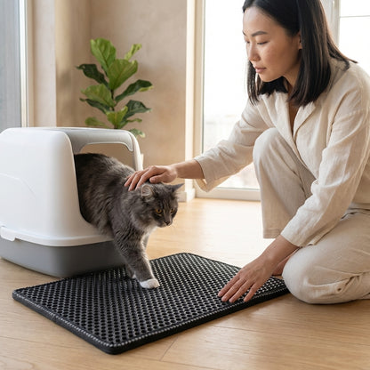 Vela Dual-Layer 'Mili' Litter Trapping Mat