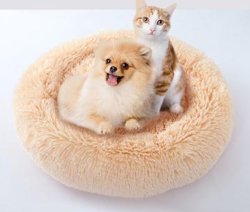 The Vela Cloud-Nest: Ultra-Plush Calming Pet Bed